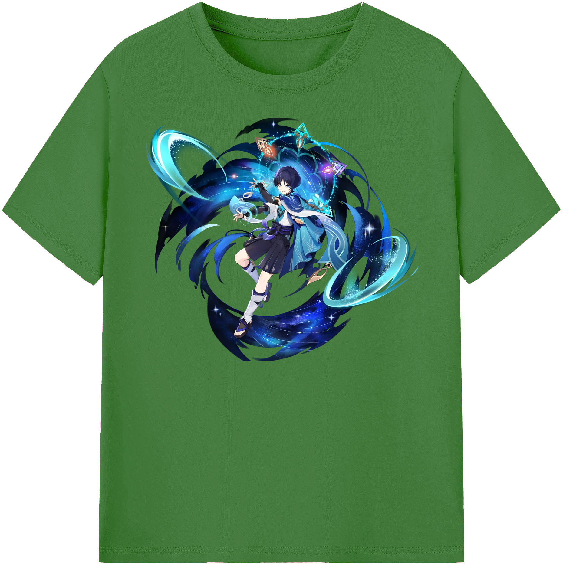 げんし神 さんペい genshin Sanpei レディースカジュアルプリントTシャツ（綿100％）